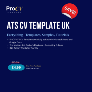 ATS CV Template UK 2026 - ATS Optimised CV